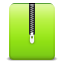 Zipped Lime Icon 64x64 png